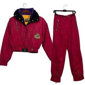 Vintage Bogner Two Piece Ski Suit Set
